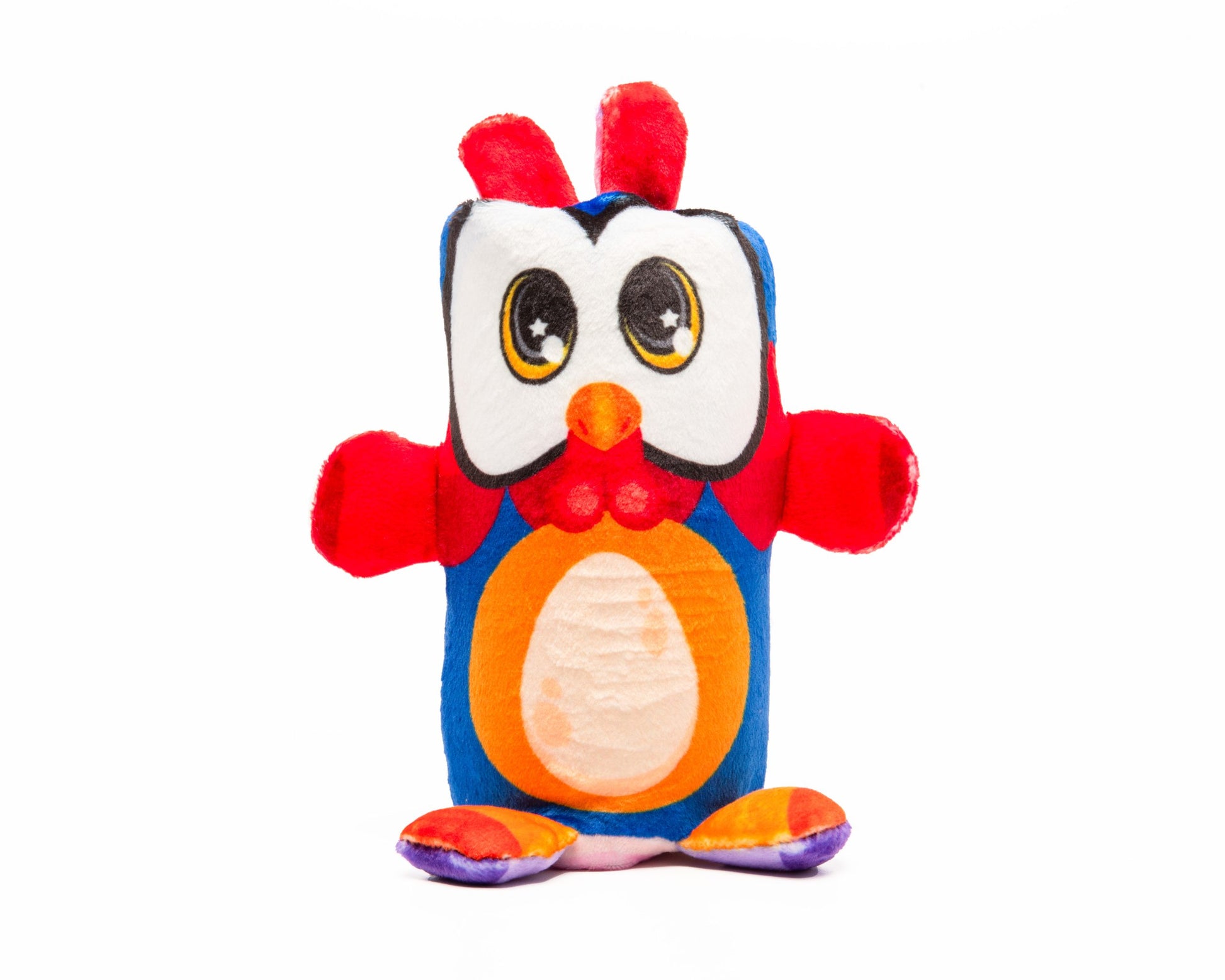 Pluszaki Flipzers seria 2 miękka kolorowa zabawka z dużymi oczami i czerwonymi uszami