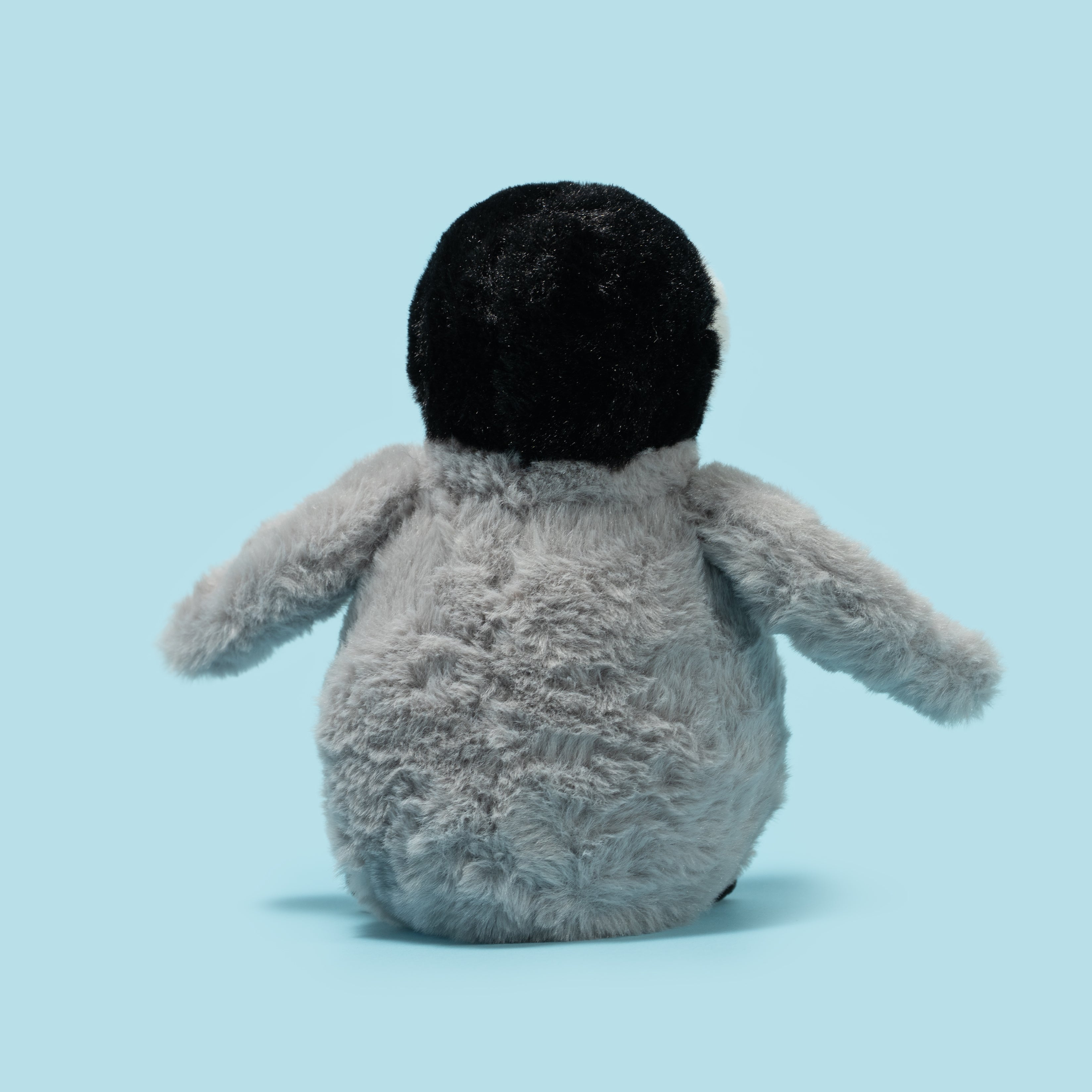 Wild Planet pluszak pingwin dla dzieci w szaro-czarnej kolorystyce z miękkim futerkiem