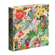 Puzzle Galison 500 elementów z kolorowym motywem kwiatowym na opakowaniu