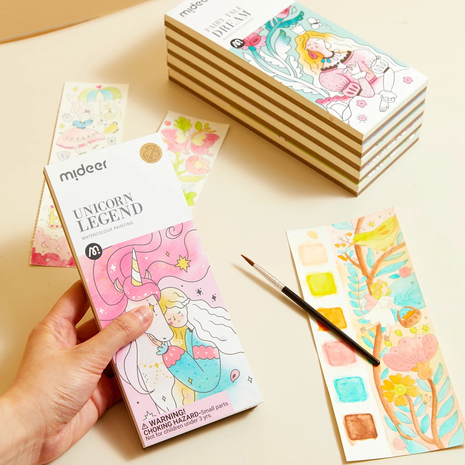 Kolorowanka akwarelowa - Jednorożec