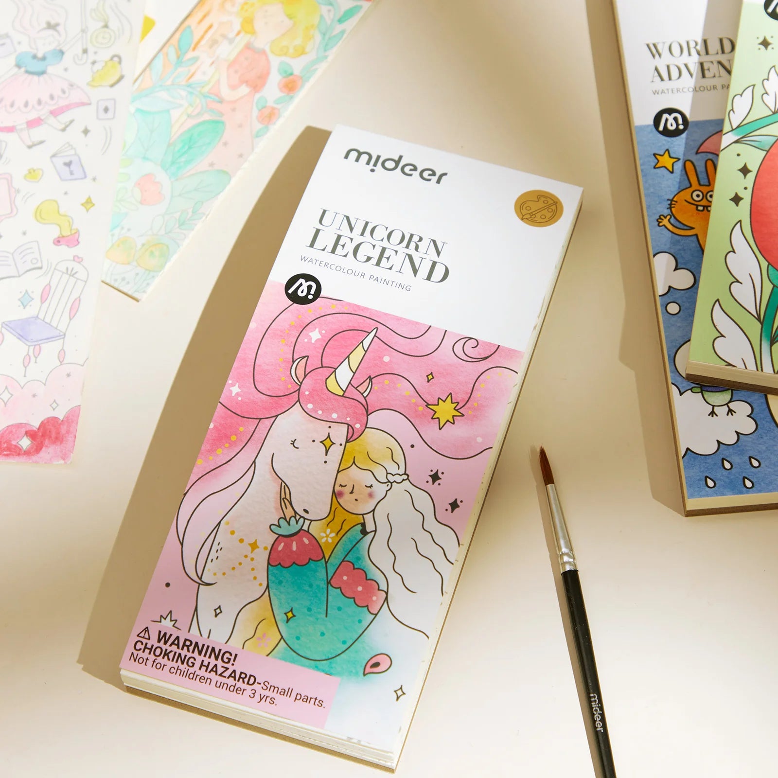 Kolorowanka akwarelowa - Jednorożec