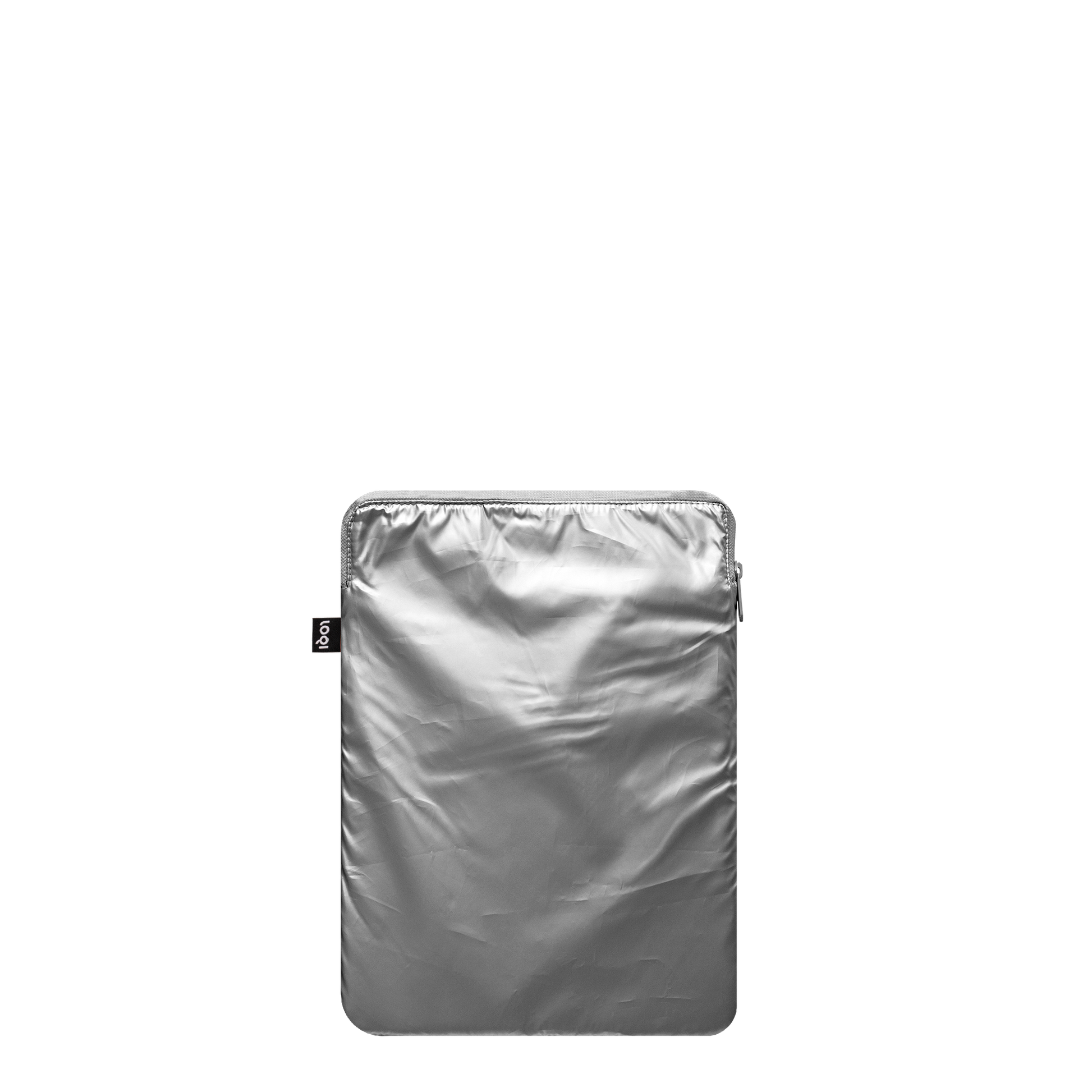 Nerka srebrna damska Yamann w minimalistycznym stylu z wytrzymałego materiału na czarnym tle