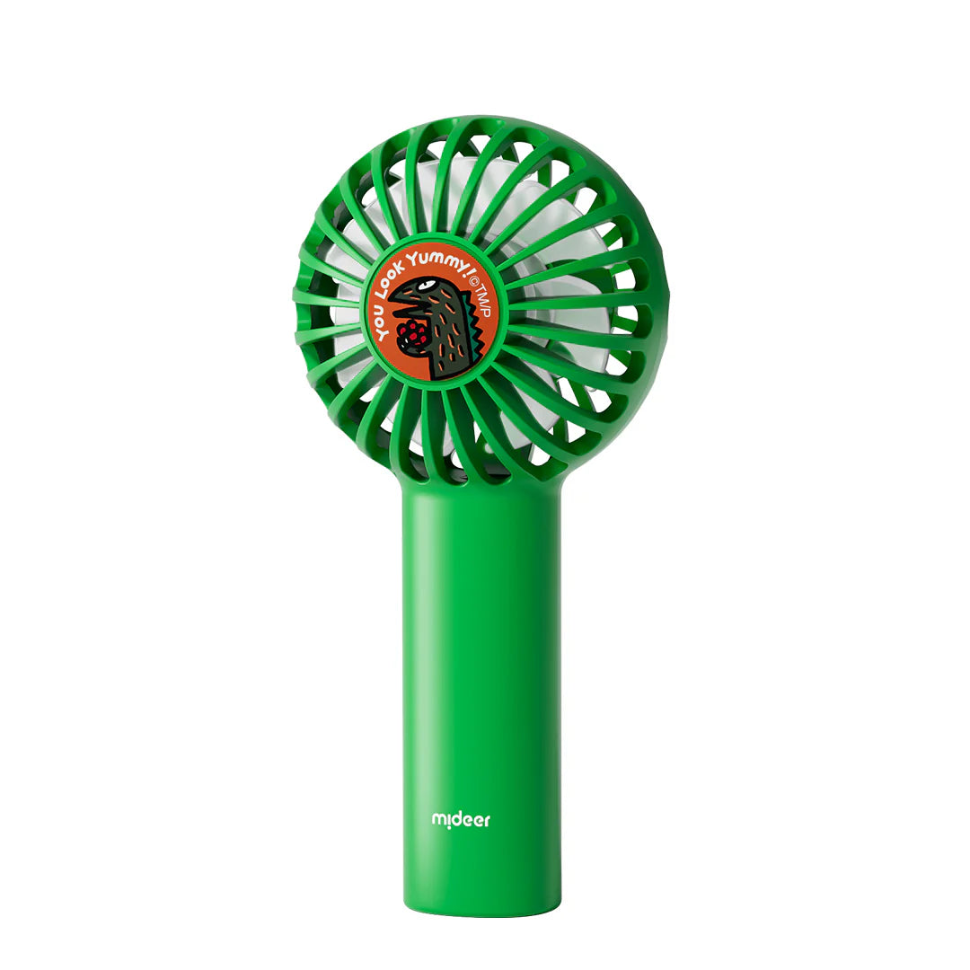 Yamann zielony cichy wentylator przenośny z ergonomiczną rękojeścią do osobistego użytku