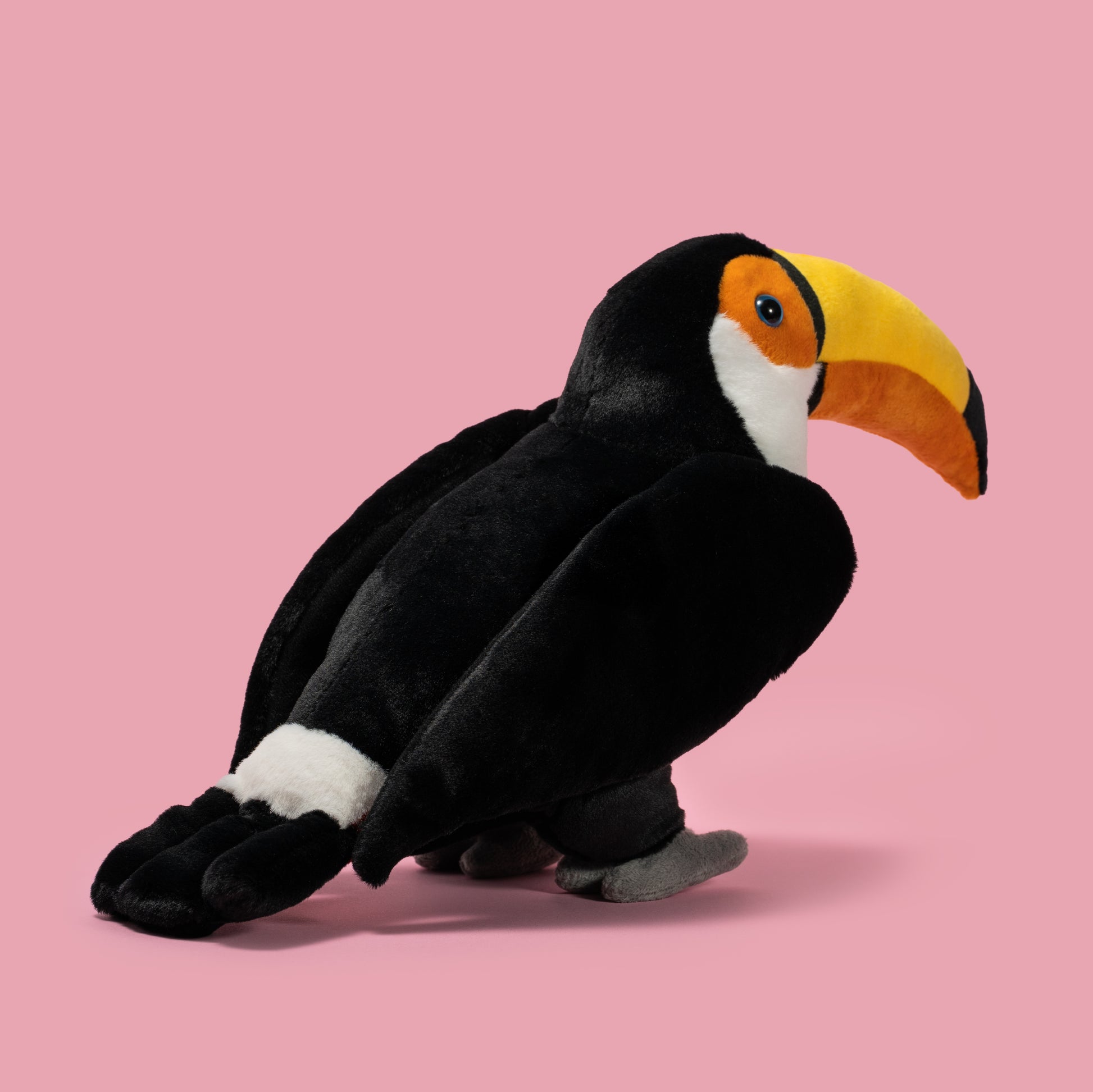 Pluszak tukan Wild Planet w realistycznym czarno-żółtym kolorze idealny dla dzieci i kolekcjonerów