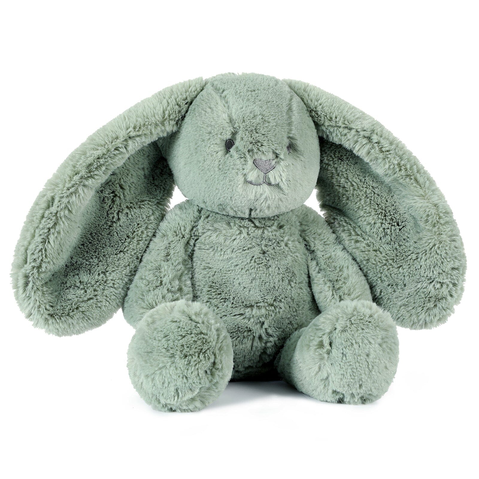 Peluche grande de conejito Beau – verde salvia