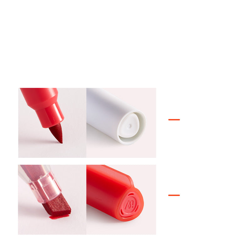 Markery półprzezroczyste dwustronne 36 kolorów z cienką i grubą końcówką do rysowania i pisania