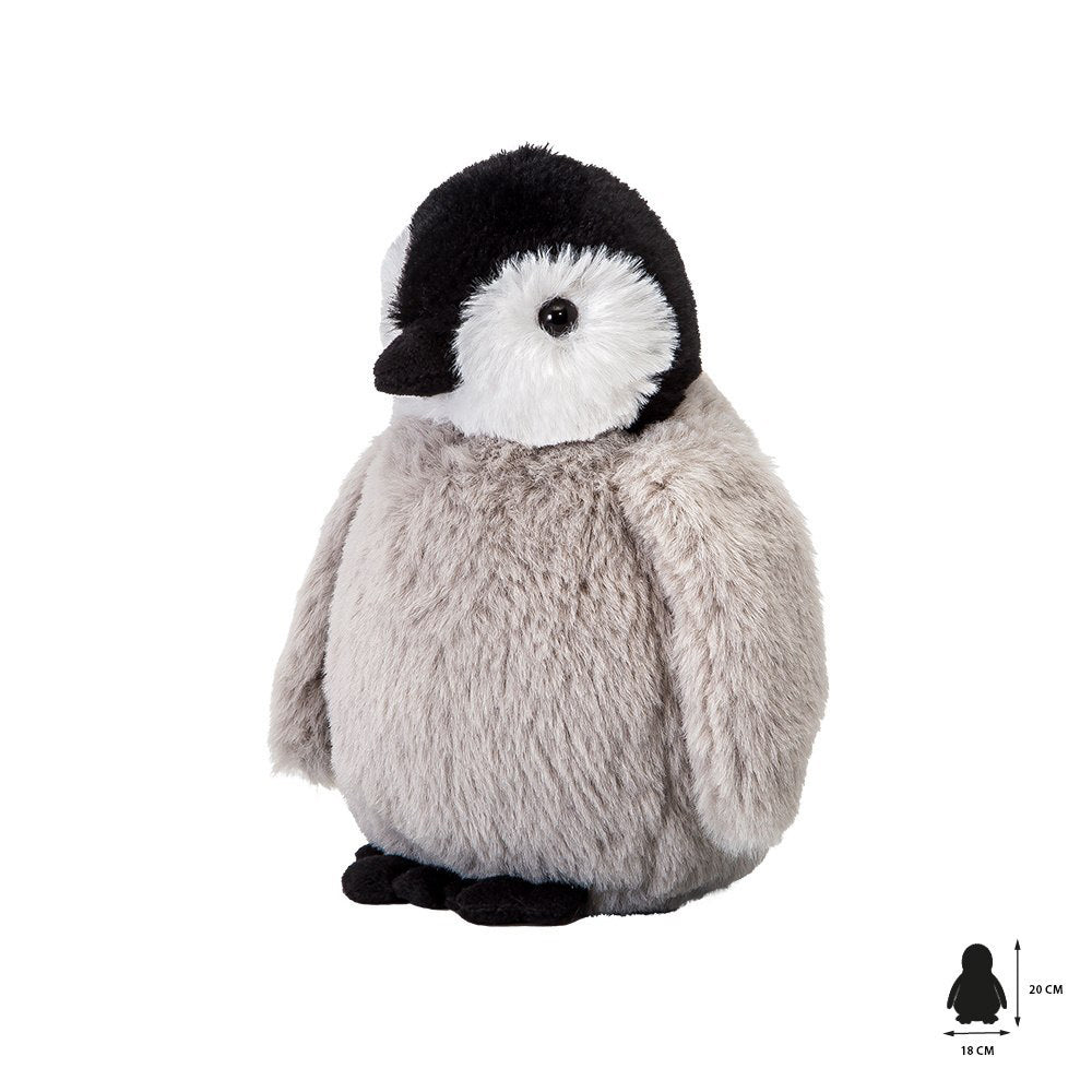 Pluszak pingwin dla dzieci Wild Planet miękki szary pluszowy zabawka pingwinek 20 cm