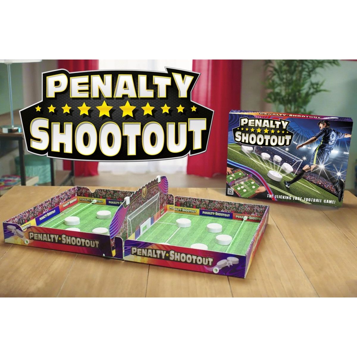 Gra piłkarska karniaki Penalty Shootout do strzelania rzutów karnych na stole od BV Jacob Company