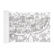 Kolorowanka w rolce Miasto od Yamann z detalicznym rysunkiem ulic miasta do kolorowania