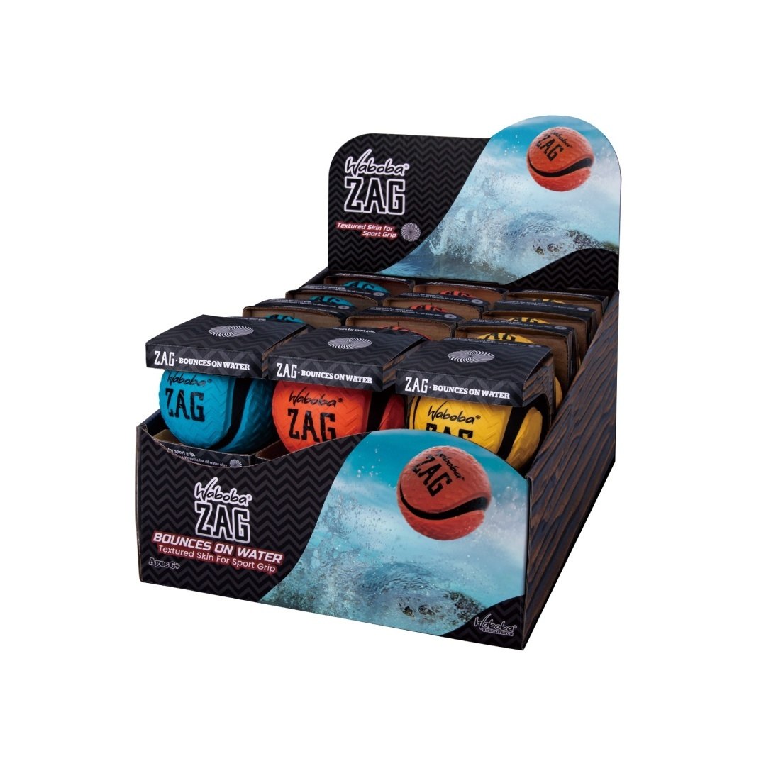 Piłeczka Waboba ZAG do zabawy na wodzie w różnych kolorach w opakowaniu zbiorczym