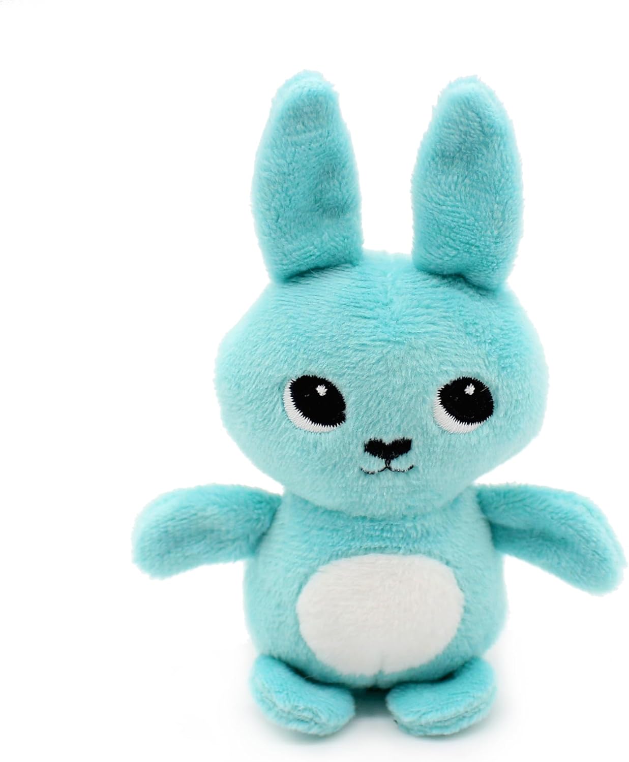 Pluszowy królik mama i dziecko miękki niebieski pluszak z dużymi oczami