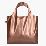 Torba LOQI metallic rose gold w kolorze różowego złota z wygodnymi uchwytami od Yamann