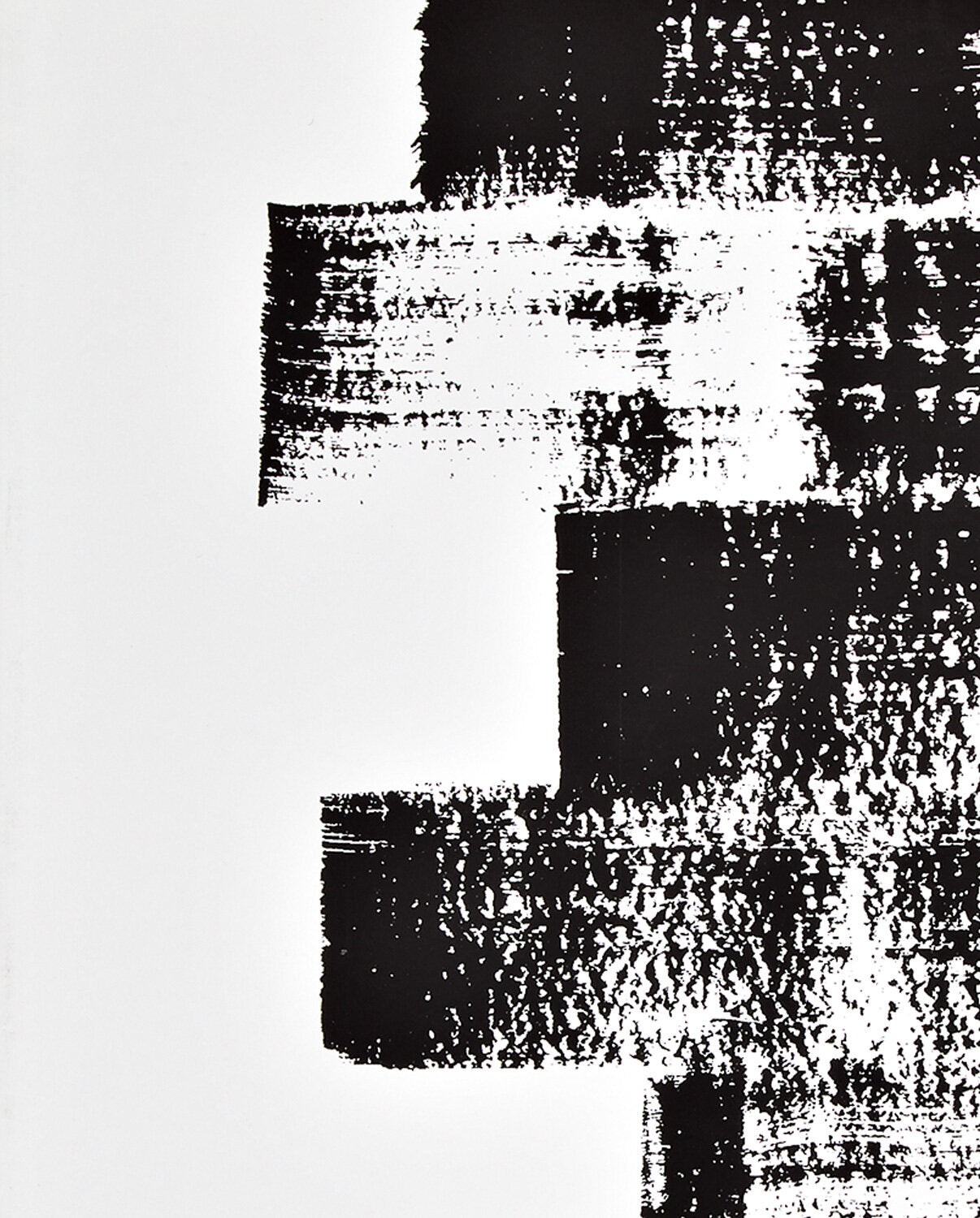 Notatnik artystyczny czarno-biały z abstrakcyjnym wzorem w czerni i bieli od BV JACOB COMPANY