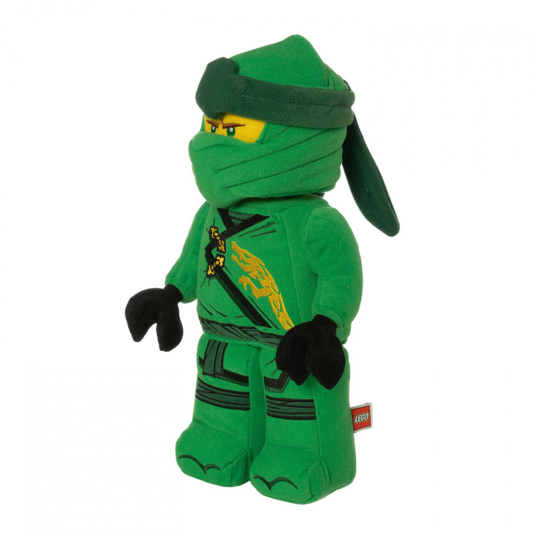 Pluszak LEGO Ninjago Lloyd w zielonym stroju ninja z haftowanymi detalami