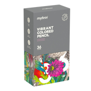 Zestaw 36 kredek olejowych w żywych kolorach marki Yamann w stylowym opakowaniu