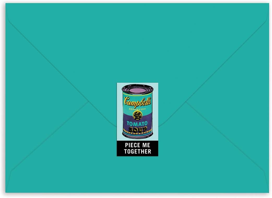 Puzzle Andy Warhol przedstawiające puszkę zupy Campbell w stylu pop art