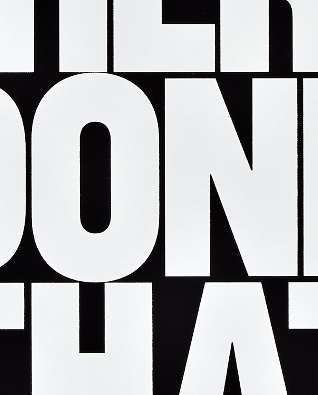 Notatnik graphic L z czarno-białym abstrakcyjnym wzorem literniczym od Yamann