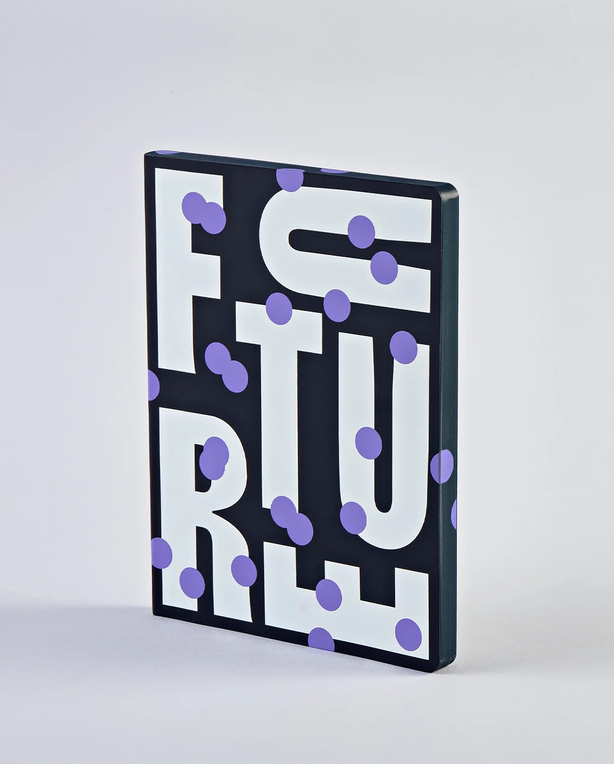 Kalendarz tygodniowy 2025 od BV JACOB COMPANY z nowoczesnym wzorem i fioletowymi kropkami