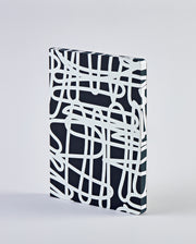 Kalendarz tygodniowy 2025 BV JACOB COMPANY z czarno-białą abstrakcyjną okładką