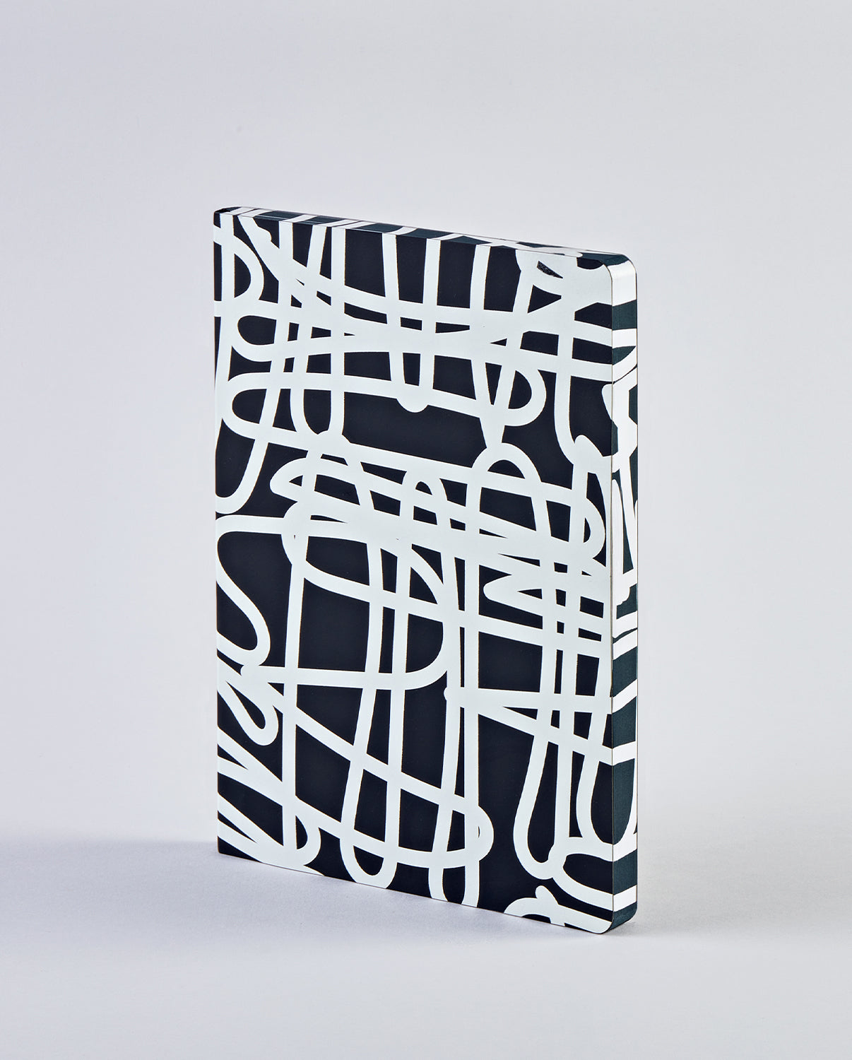 Kalendarz tygodniowy 2025 BV JACOB COMPANY z czarno-białą abstrakcyjną okładką