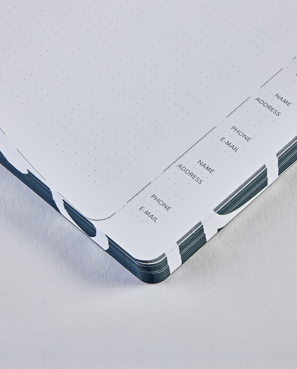 Kalendarz tygodniowy 2025 BV JACOB COMPANY z podziałem na imię, adres, telefon i email