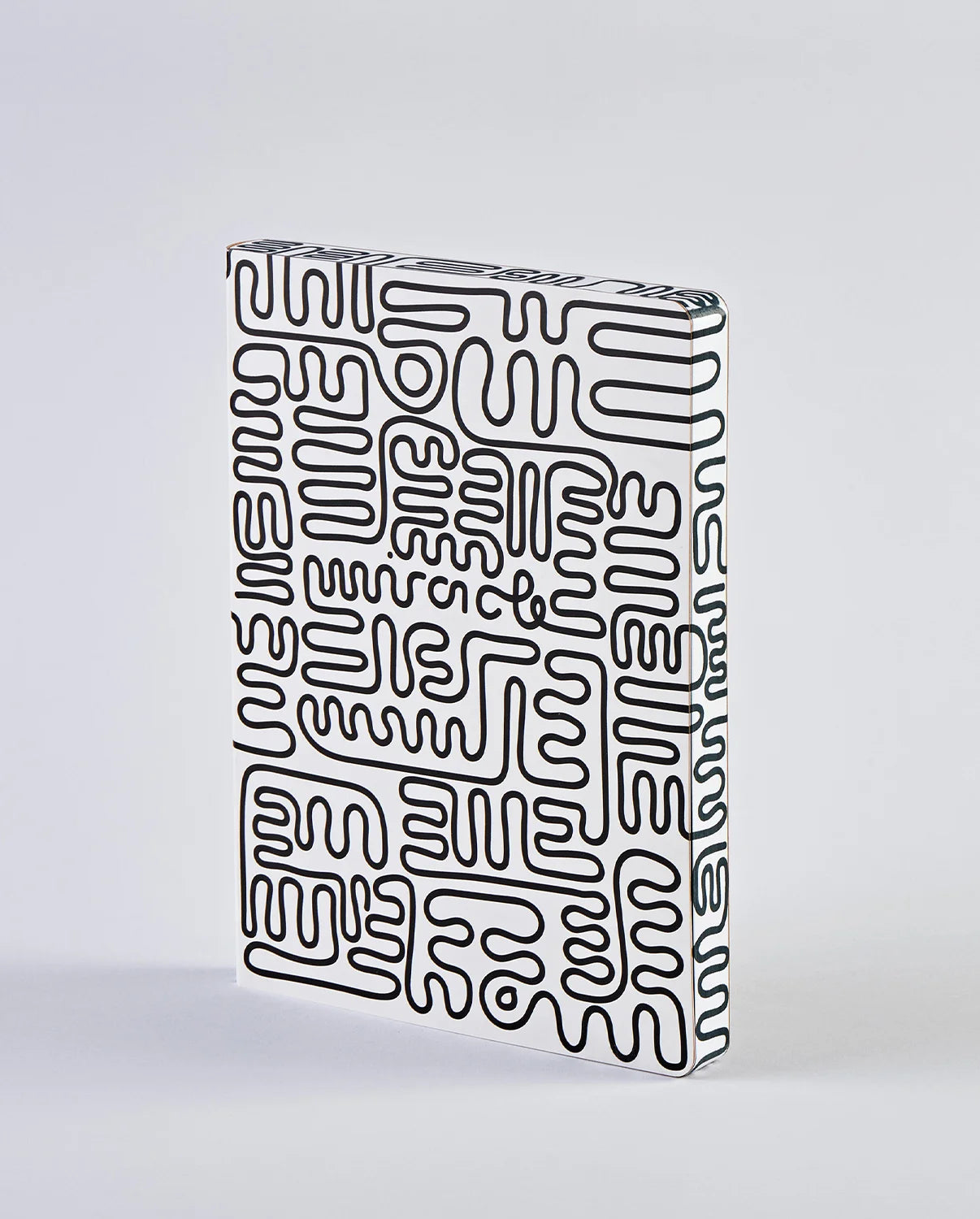 Notatnik graficzny Miracle z czarno-białą abstrakcyjną okładką od BV JACOB COMPANY