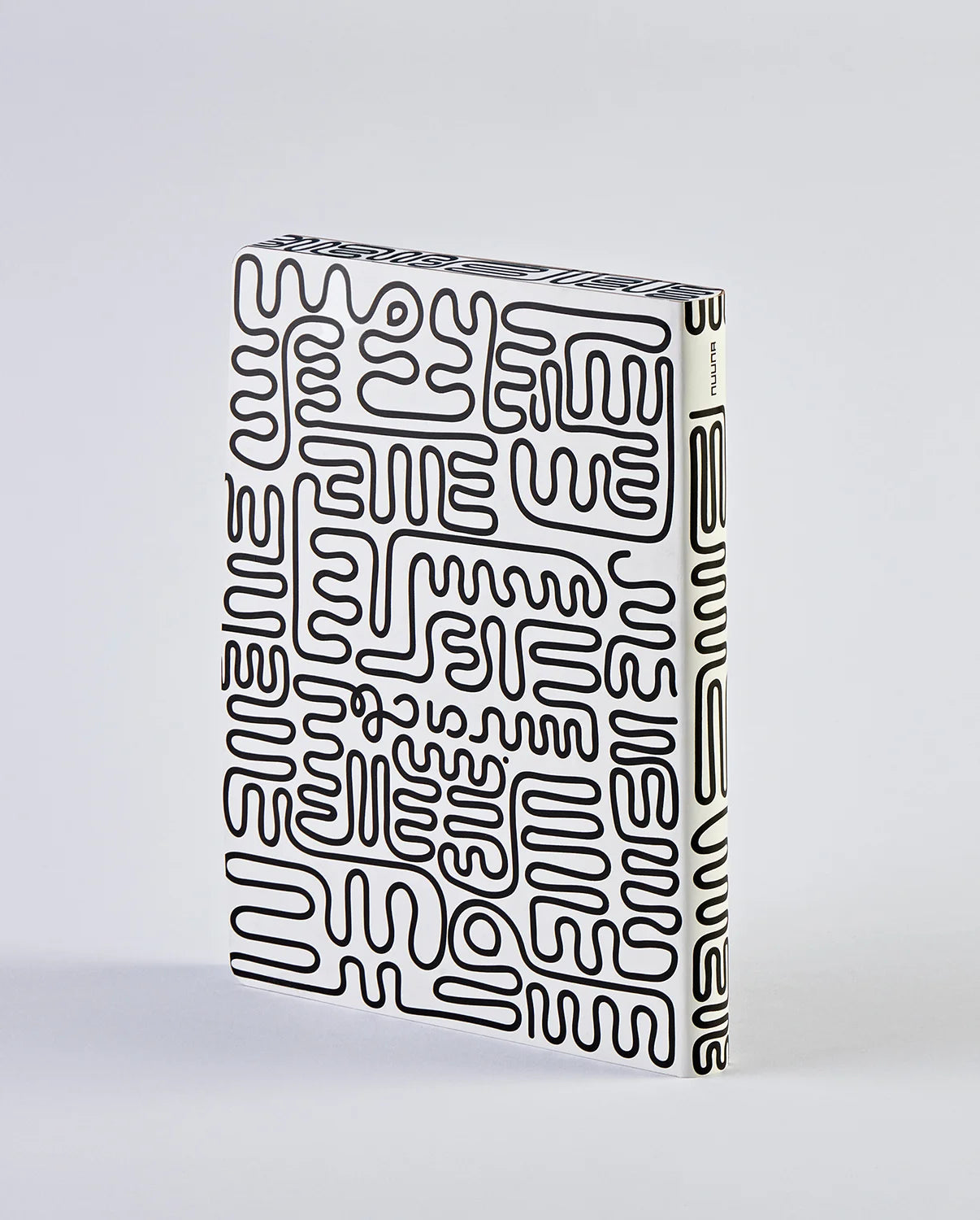 notatnik graficzny Miracle z abstrakcyjnym czarno-białym wzorem od BV JACOB COMPANY