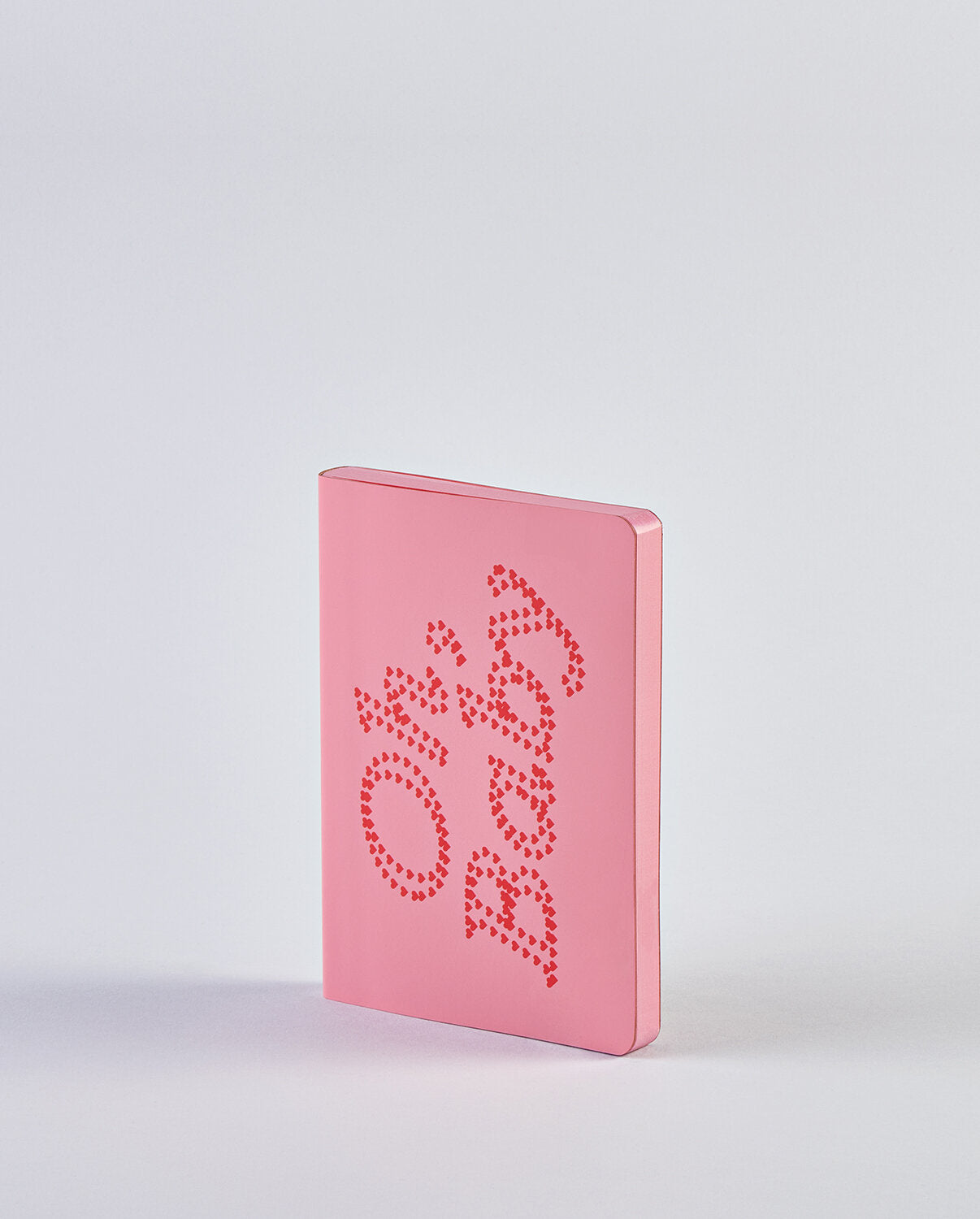 Różowy notatnik Oh Baby z wyrazistym napisem na okładce od BV JACOB COMPANY