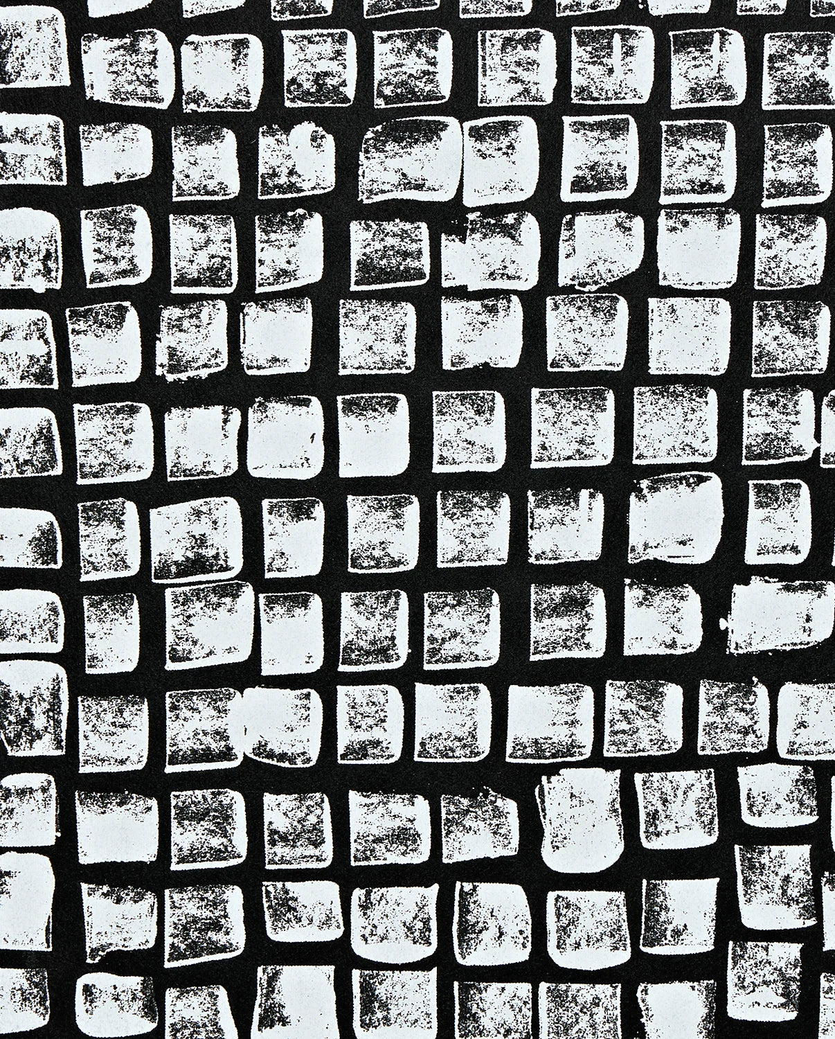 Czarnobiały wzór na okładce notatnika w kratkę sassy squares od BV JACOB COMPANY