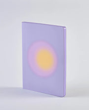 Notatnik fioletowy trance lilac z kolorową okładką i prostym designem BV JACOB COMPANY