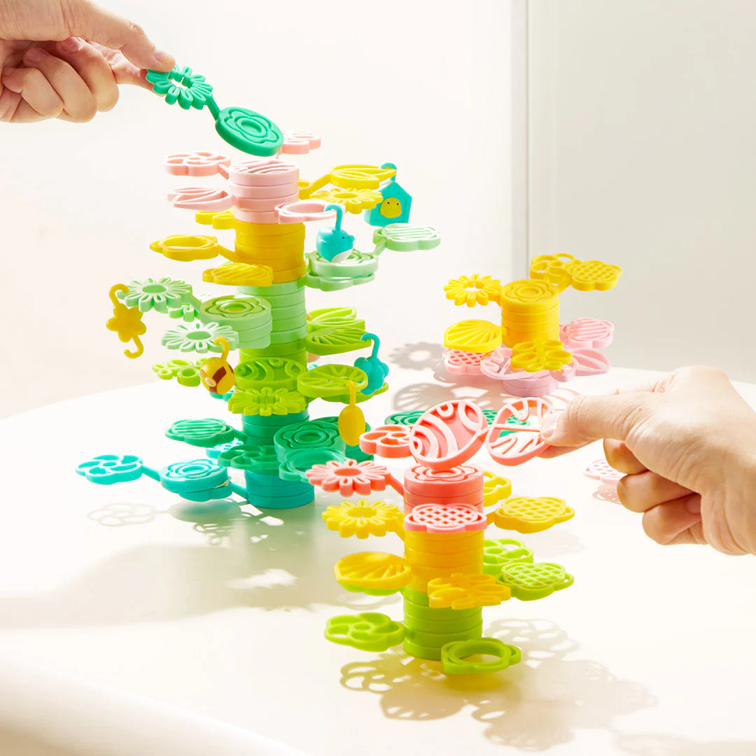 Kolorowe klocki edukacyjne dla dzieci do kreatywnej zabawy i nauki zręczności