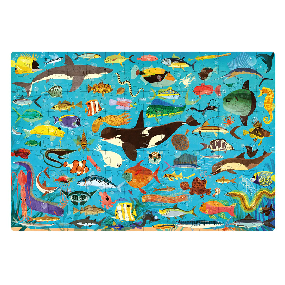 Mideer puzzle podwodny świat dla dzieci z kolorowymi rybami i morskimi zwierzętami
