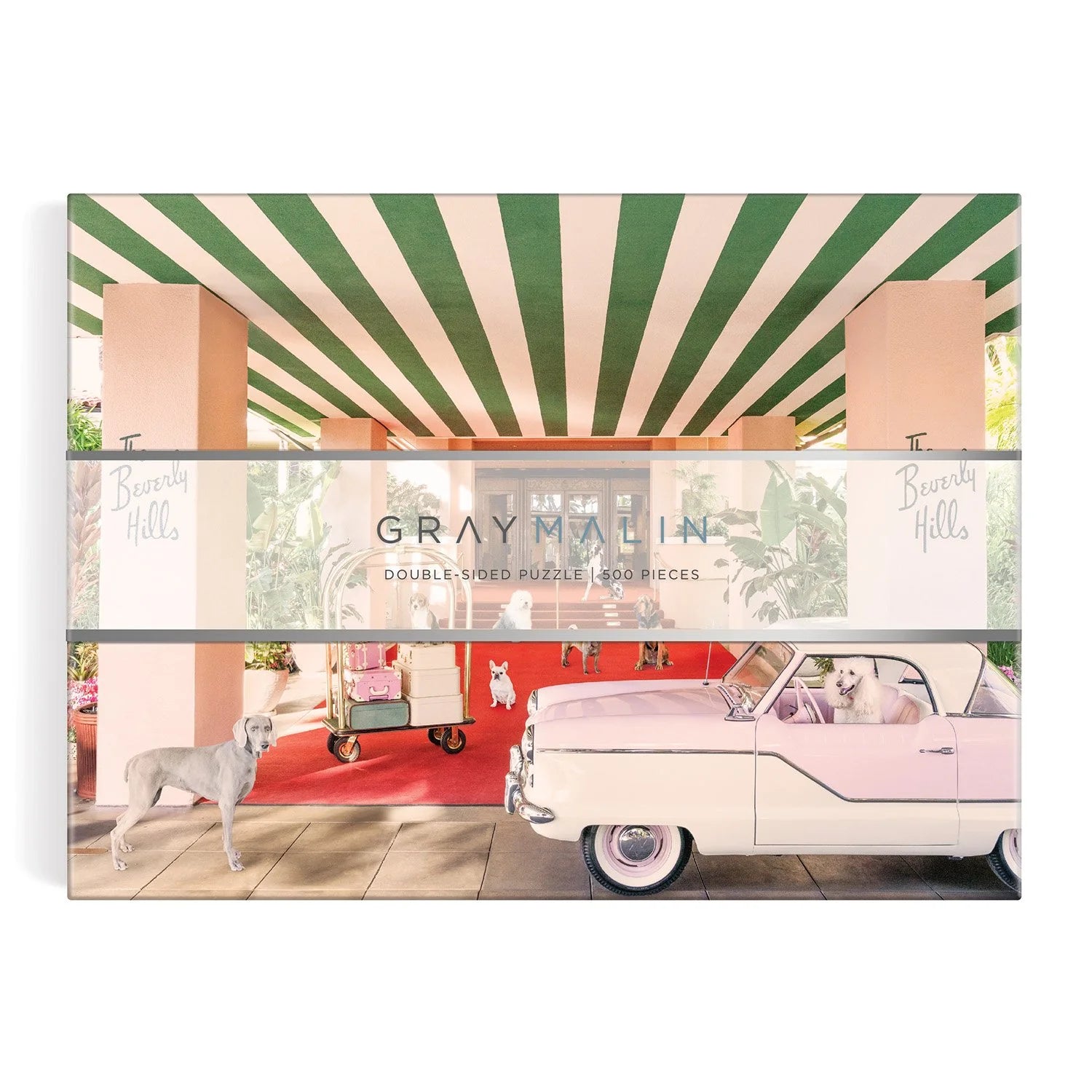 Puzzle Galison Gray Malin – The Dogs at the Beverly Hills Hotel (500 el.)