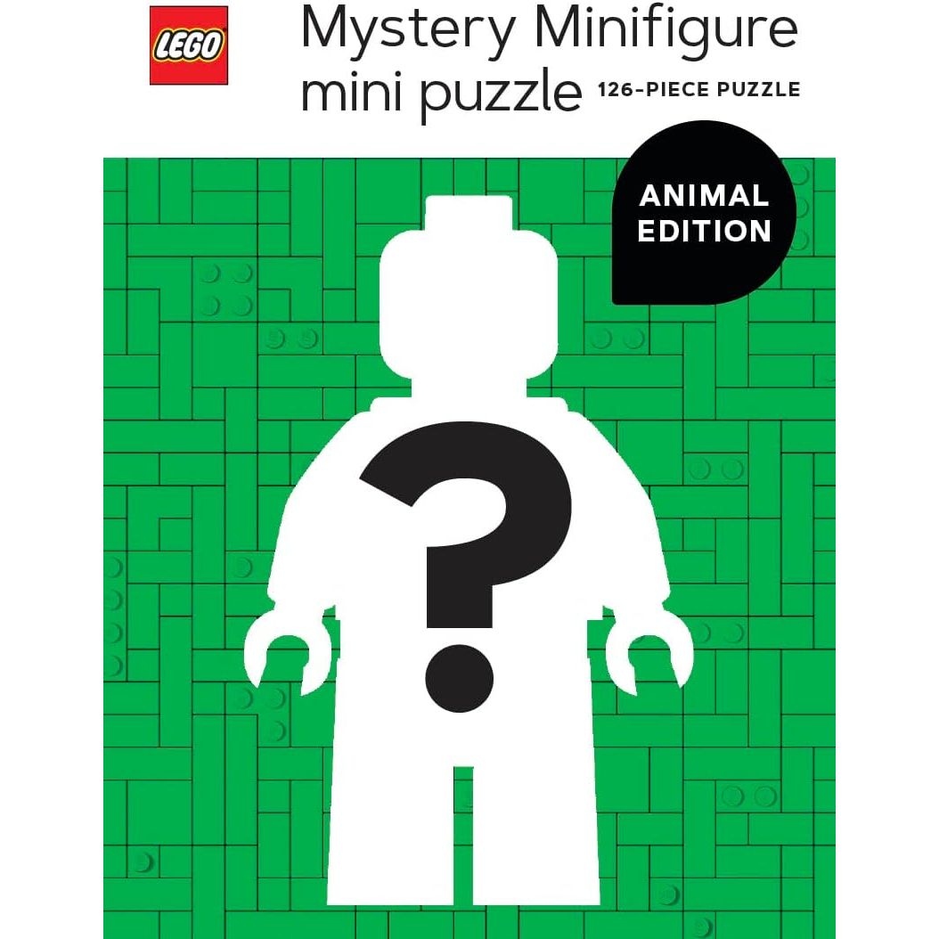 LEGO minipuzzle zwierzęta Mystery Minifigure mini puzzle zestaw 126 elementów z motywem zwierząt