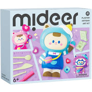 zestaw artystyczny z gipsu dla dzieci Yamann z figurką w kombinezonie i narzędziami do modelowania