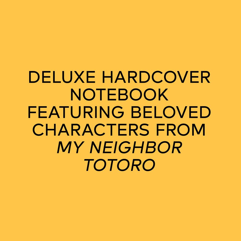 Notatnik Studio Ghibli z twardą okładką i postaciami z mojego sąsiada Totoro