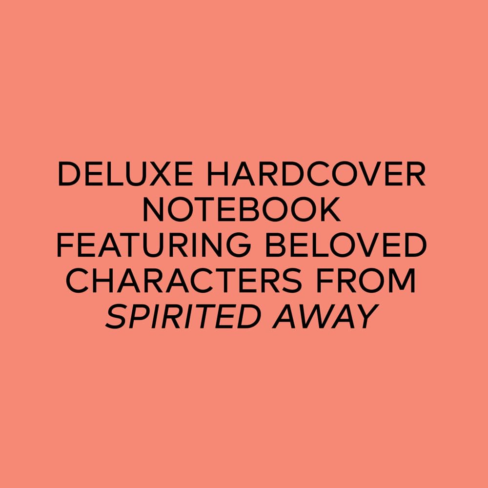 Ekskluzywny notatnik Spirited Away w twardej oprawie z postaciami z ukochanego filmu animowanego