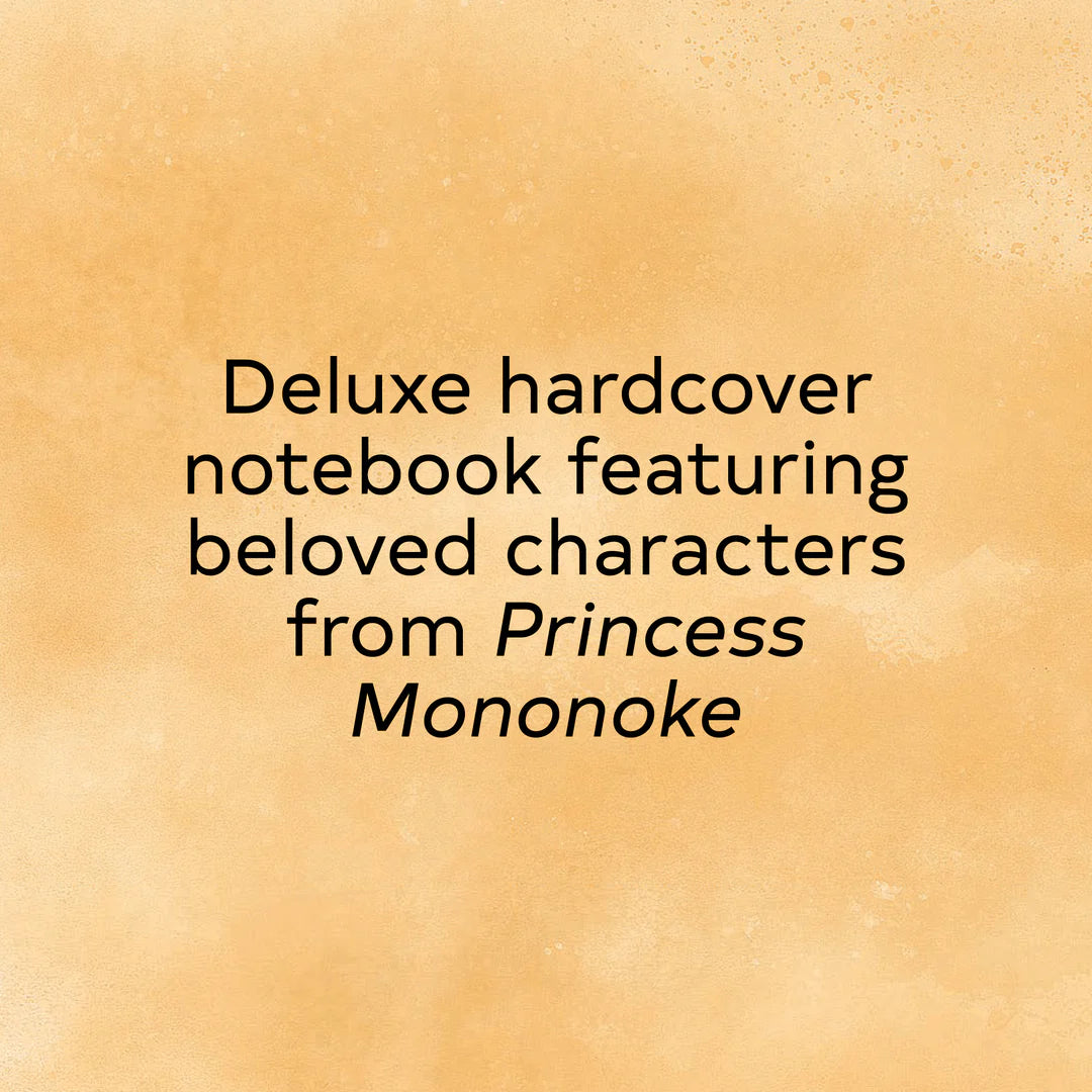 Luksusowy notatnik Princess Mononoke w twardej oprawie z postaciami z filmu