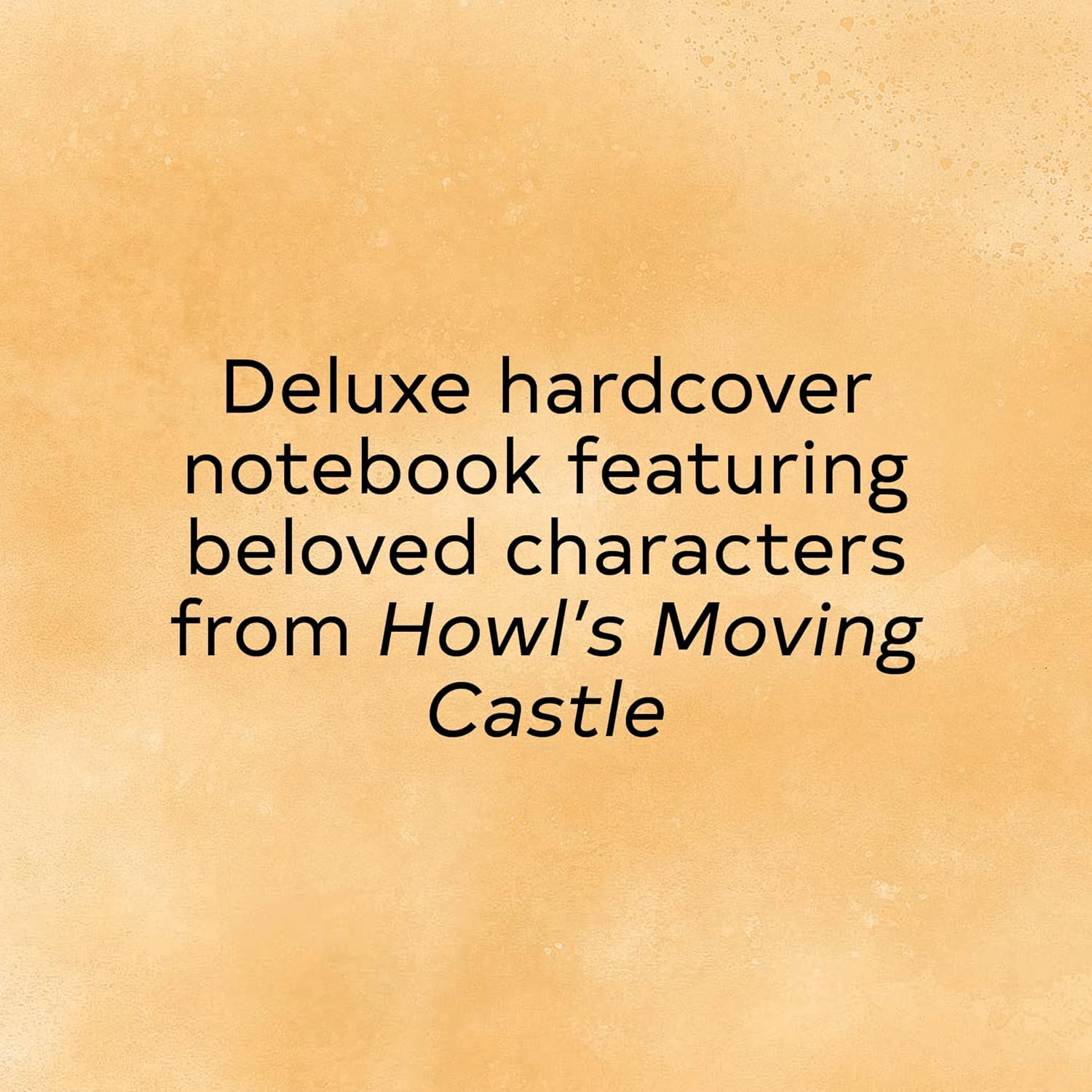Notatnik Studio Ghibli w twardej oprawie z postaciami z filmu Ruchomy zamek Hauru