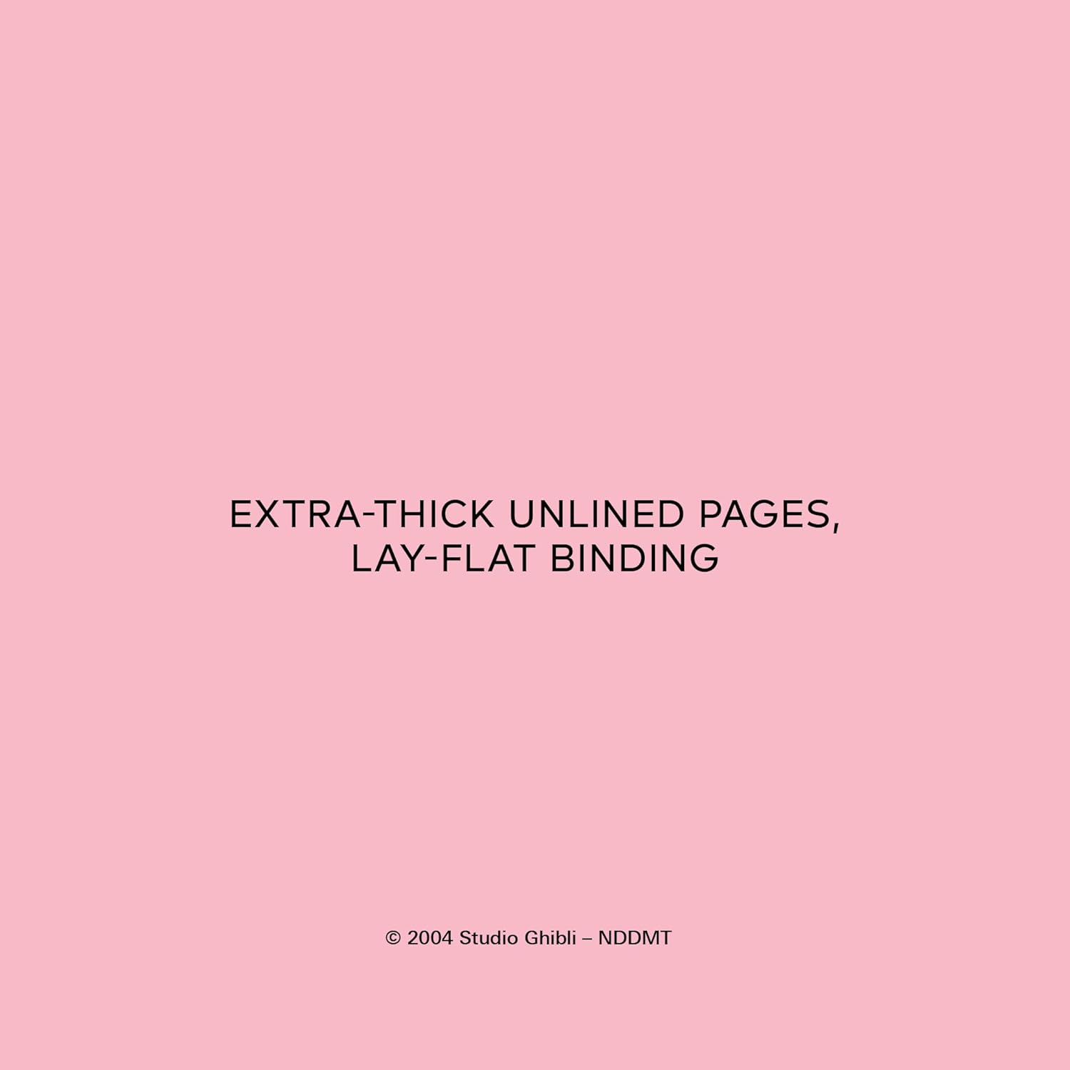 Szkicownik Howl's Moving Castle z grubymi, nieliniowanymi kartkami i płaskim grzbietem