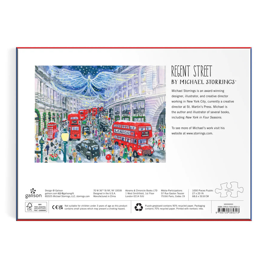 Puzzle Galison Michael Storrings – Regent Street (1000 el.)