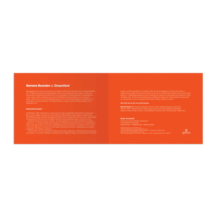 Puzzle Galison Romare Bearden x DreamYard – Double–Sided (500 el.)
