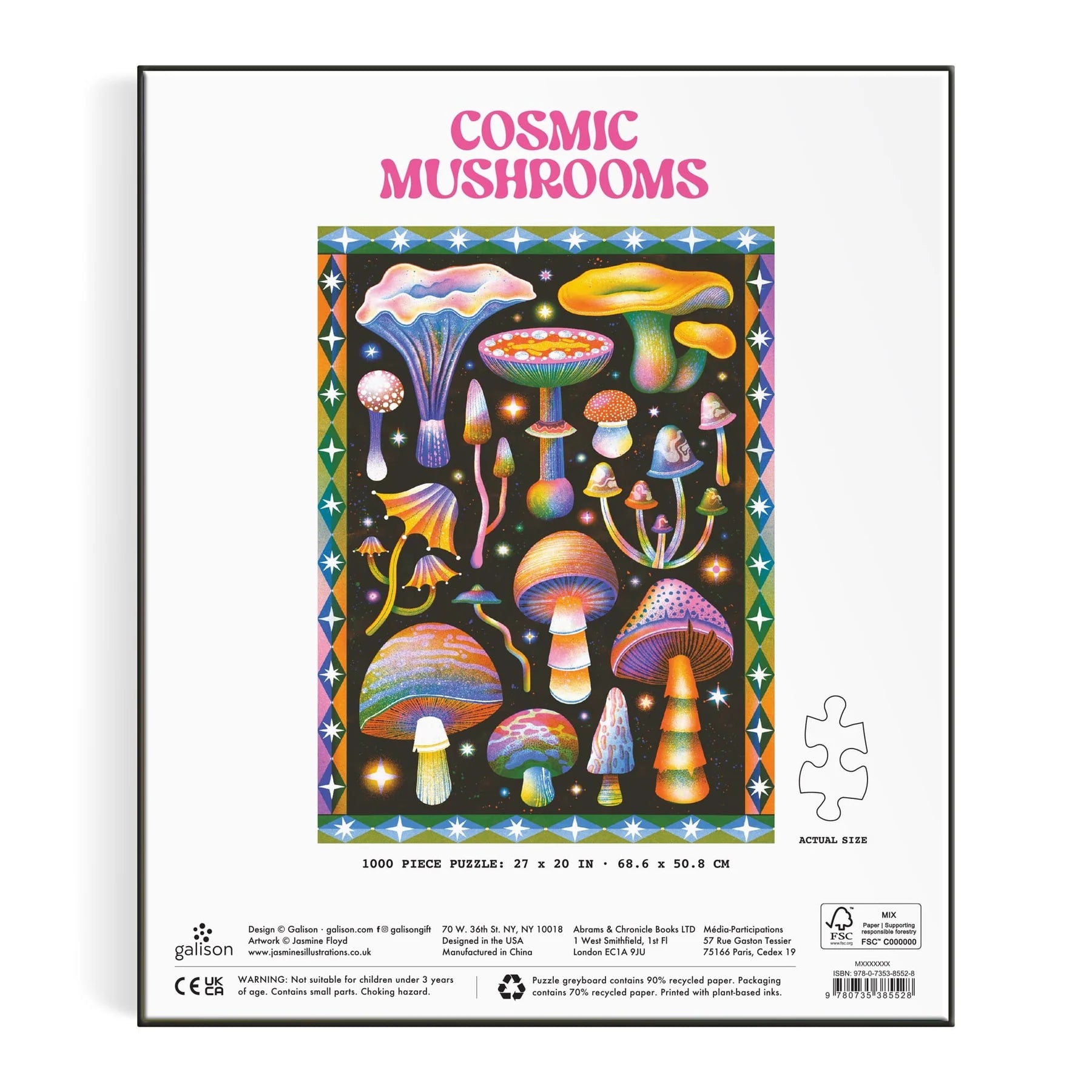Puzzle Galison – Cosmic Mushrooms (1000 el.)