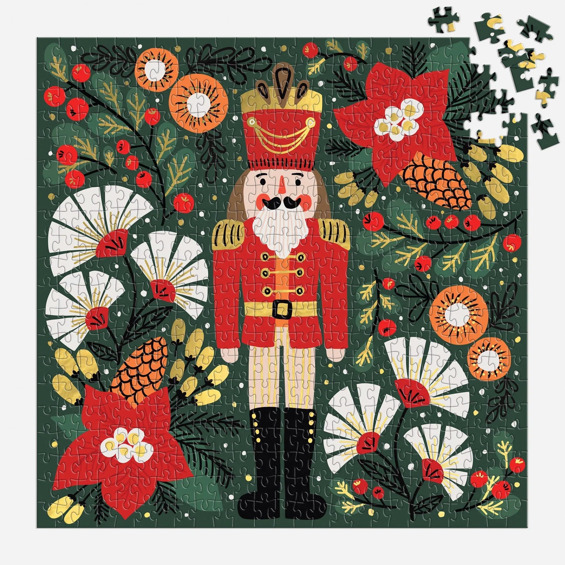 Puzzle świąteczne Galison – Merry Nutcracker (500 el.)