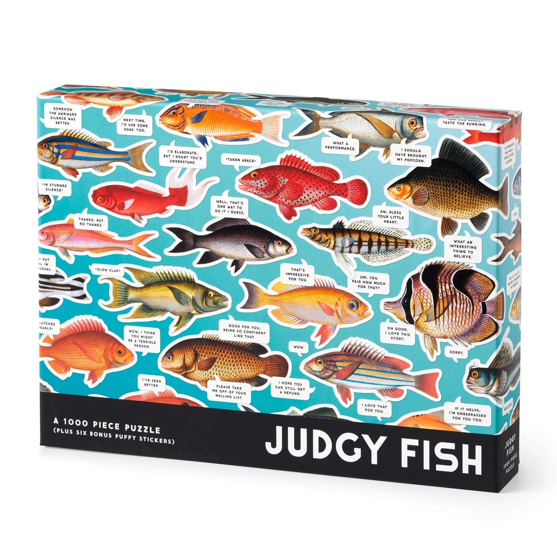 Puzzle Galison – Judgy Fish (1000 el.)