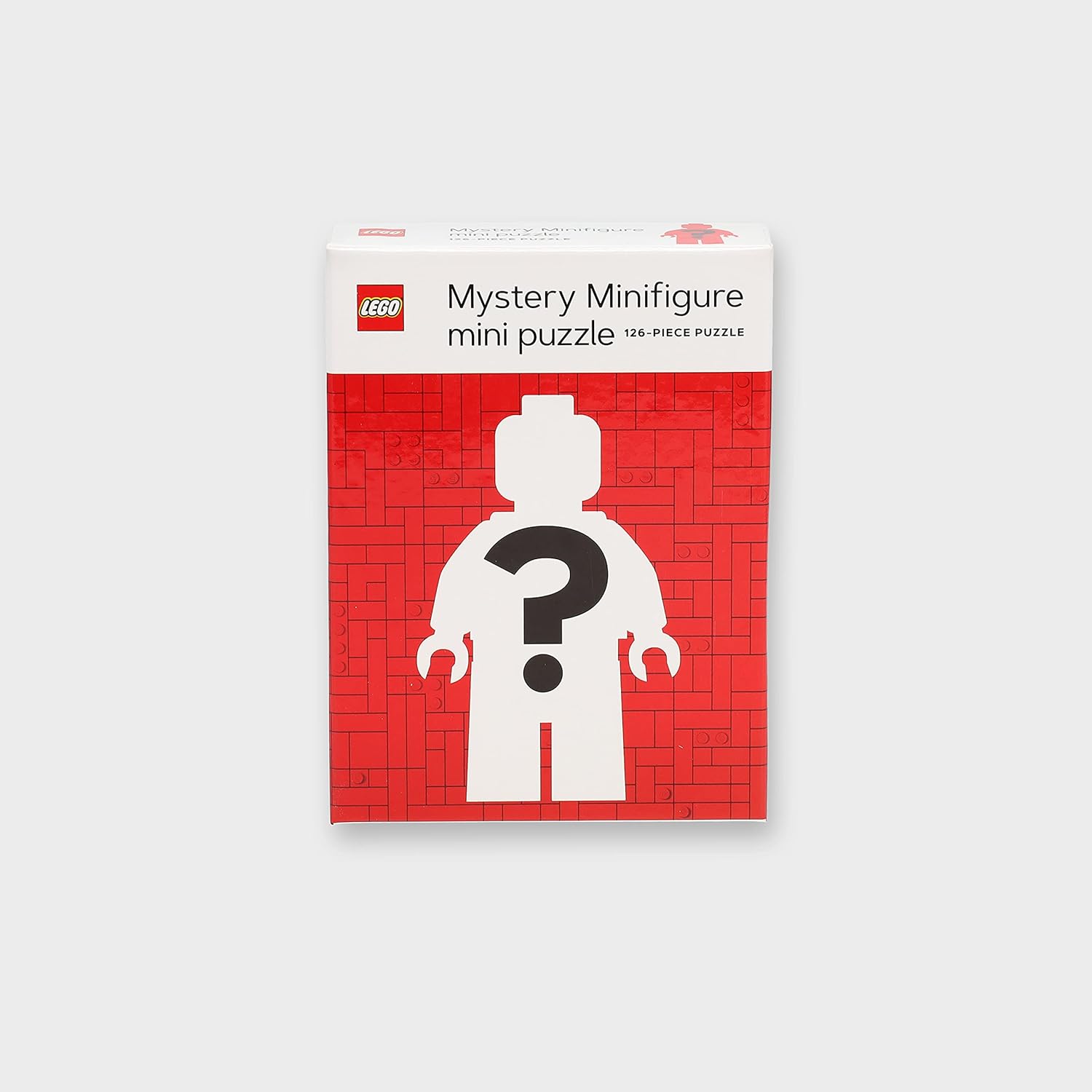 Opakowanie minipuzzle LEGO Mystery Minifigure z 126 elementami od BV JACOB COMPANY