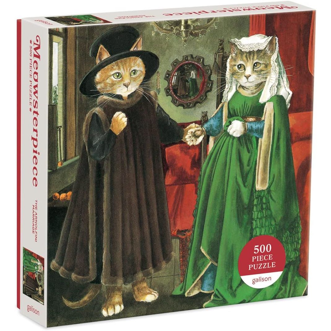 Puzzle 500 elementów Meowsterpiece z kotami w historycznych strojach od Galison