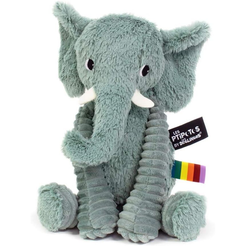 Zielony słoń pluszak BV Jacob Company miękki i przytulny pluszowy zwierzak dla dzieci