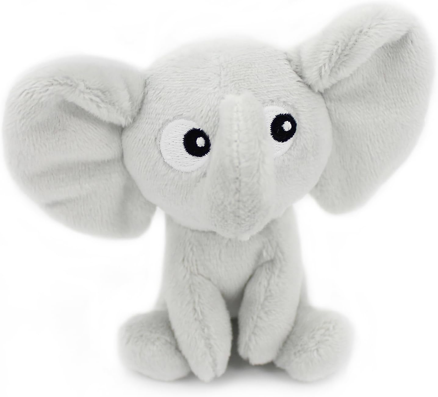 Szary pluszowy słoń mama i dziecko z dużymi uszami miękka zabawka BV JACOB COMPANY