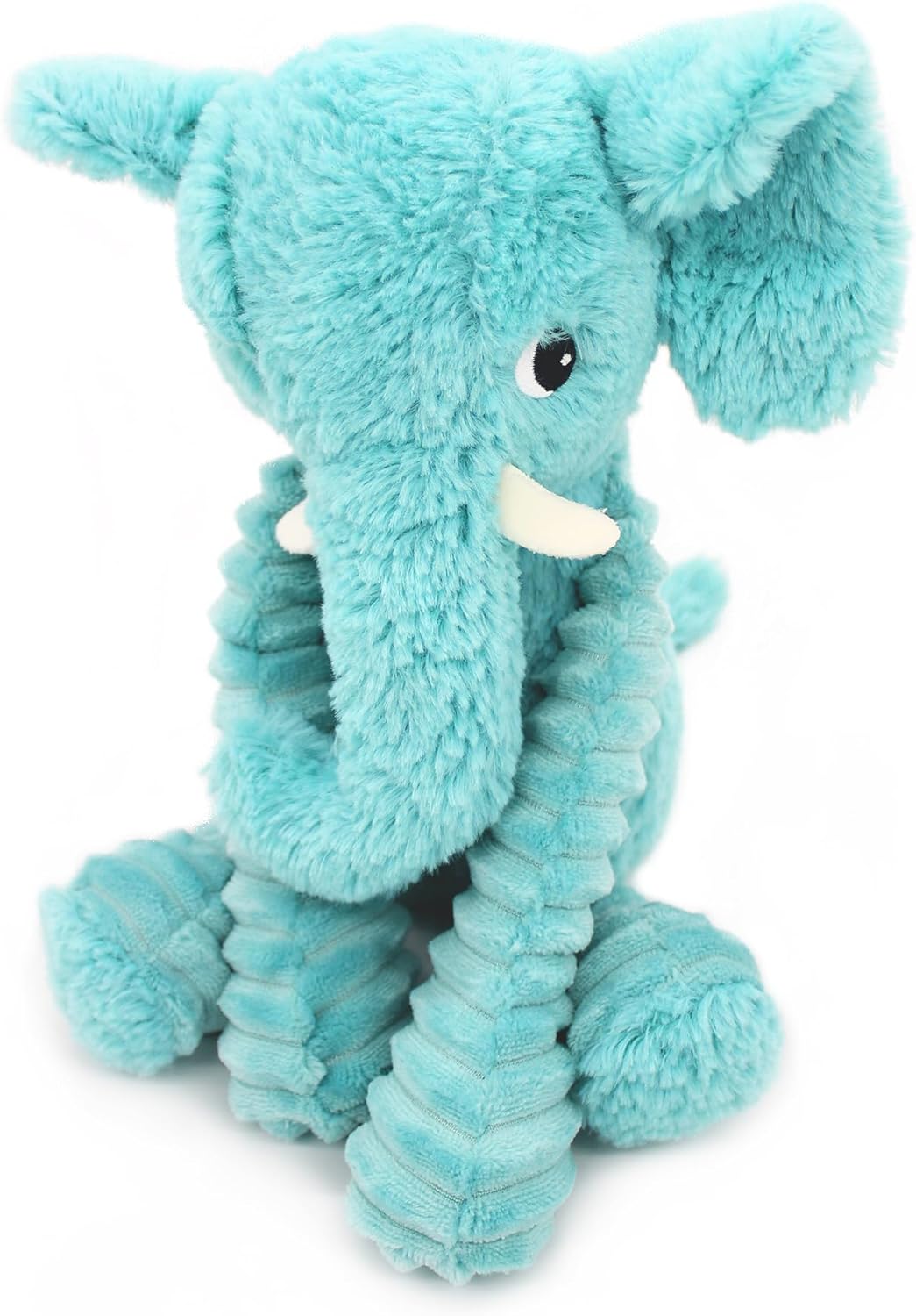 Pluszowy słoń mama i dziecko w kolorze niebieskim miękki i przytulny